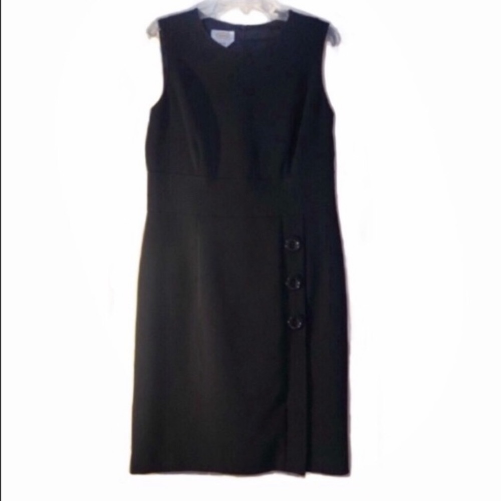 Talbots Black Dress Size 12 Stretch